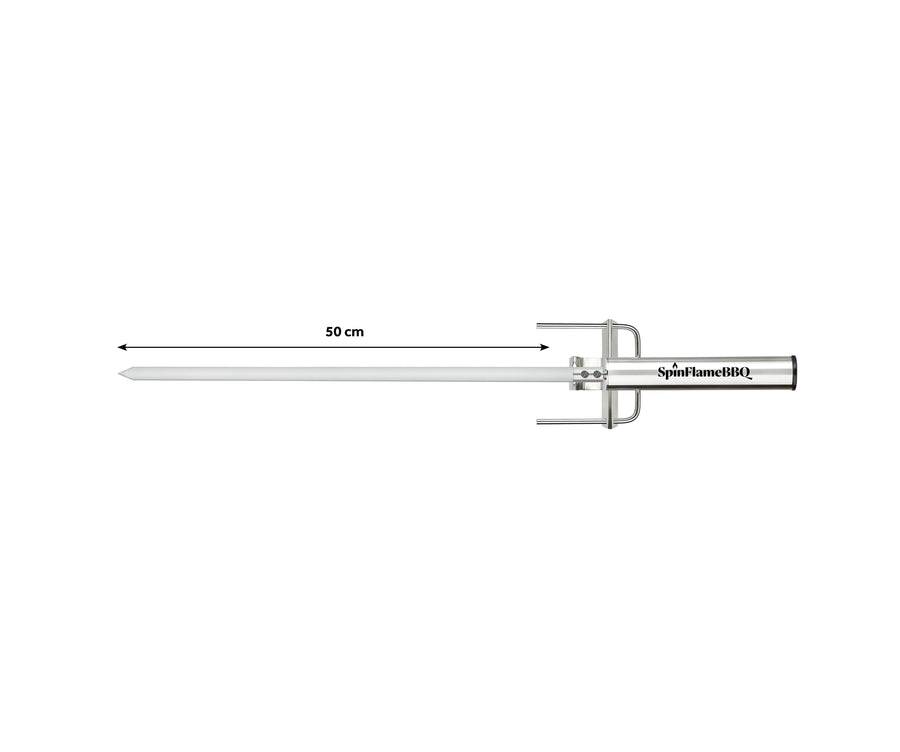 SpinFlameBBQ Flat Centre Rod 50cm
